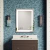 Frameless Rectangular LED Light Bathroom Vanity Mirror