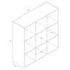 11" 9 Cube Organizer Shelf